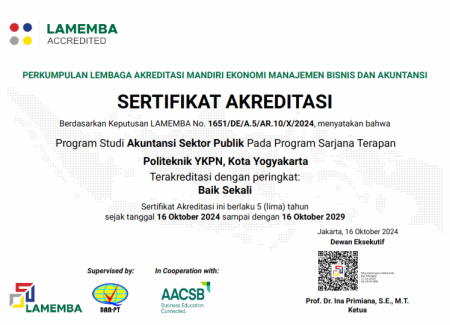 1651 Sertifikat Akreditasi Politeknik YKPN Sarjana Terapan Akuntansi Sektor Publik_001